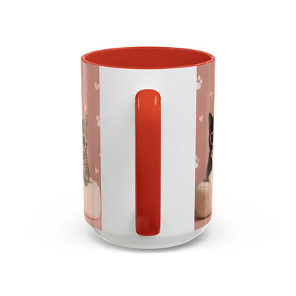 Cute Cat Lovers Coffee Mug - 11 & 15oz - Perfect Gift for Pet Owners