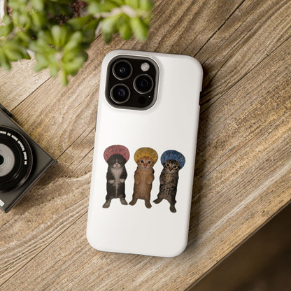 Cute Kittens in Bonnets  Magnetic Impact-Resistant Phone Case