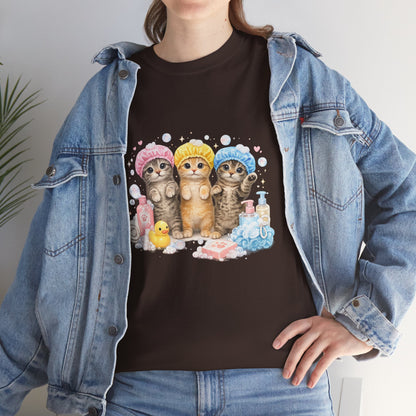 Cute Kittens Bath Time T-Shirt