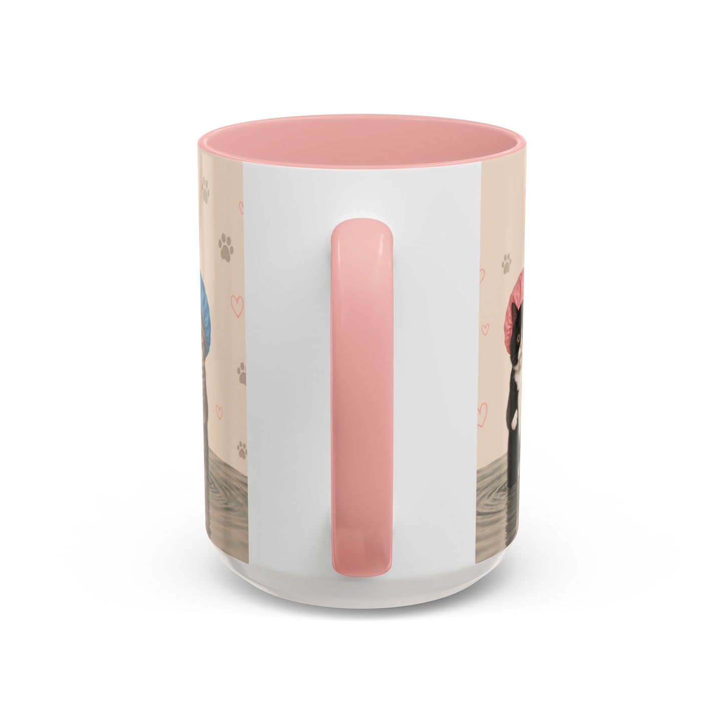 Cute Kittens in Shower Caps Accent Coffee Mug – 11/15oz