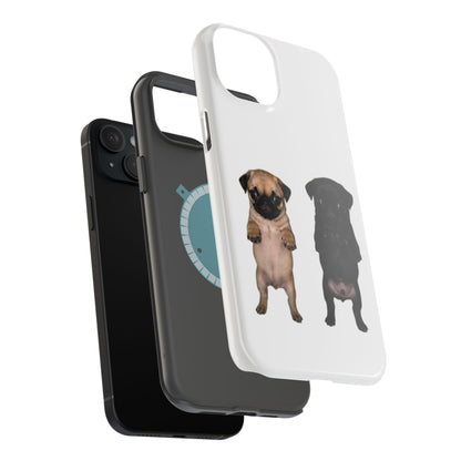 Pug Duo Magnetic Impact-Resistant Phone Case