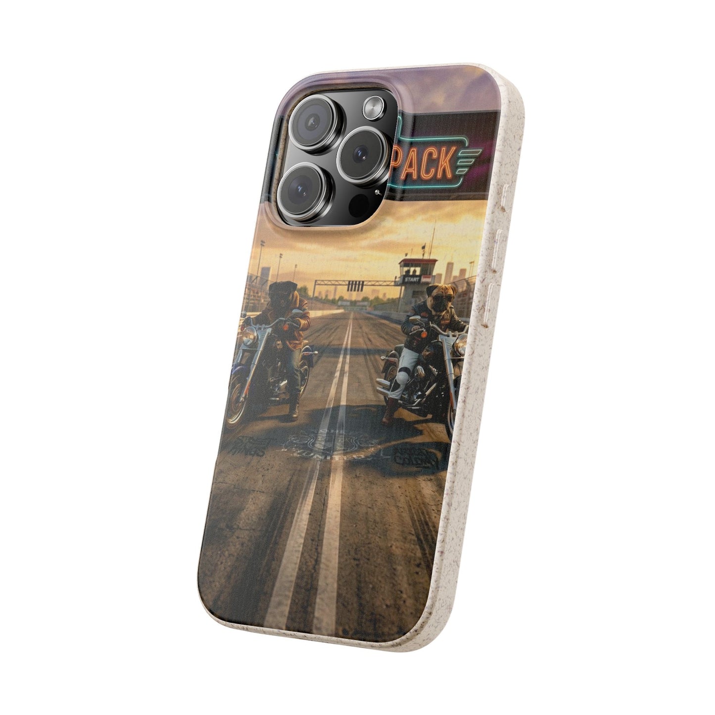 Motorcycle Road Trip Biodegradable Phone Case