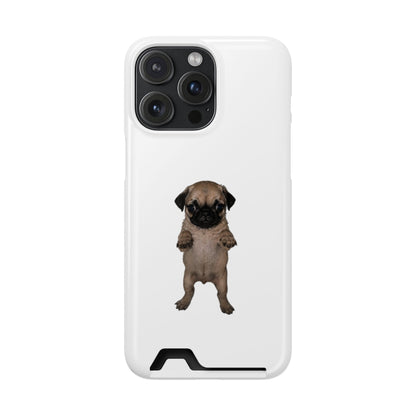 Pug Puppy Card-Holder Phone Case