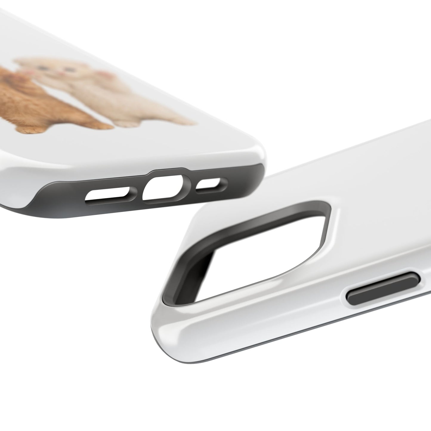 Cute Raising Paws Kittens Magnetic Impact-Resistant  Phone Case