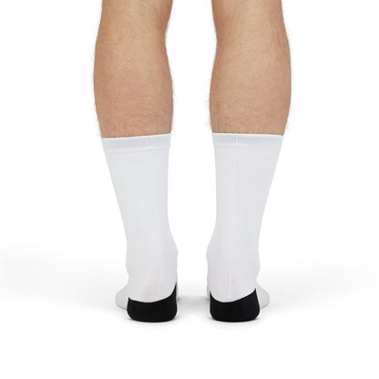 Cute Dog Pug Standing Sublimation Crew Socks