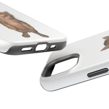 Cute Standing Kitten Magnetic Impact-Resistant Phone Case