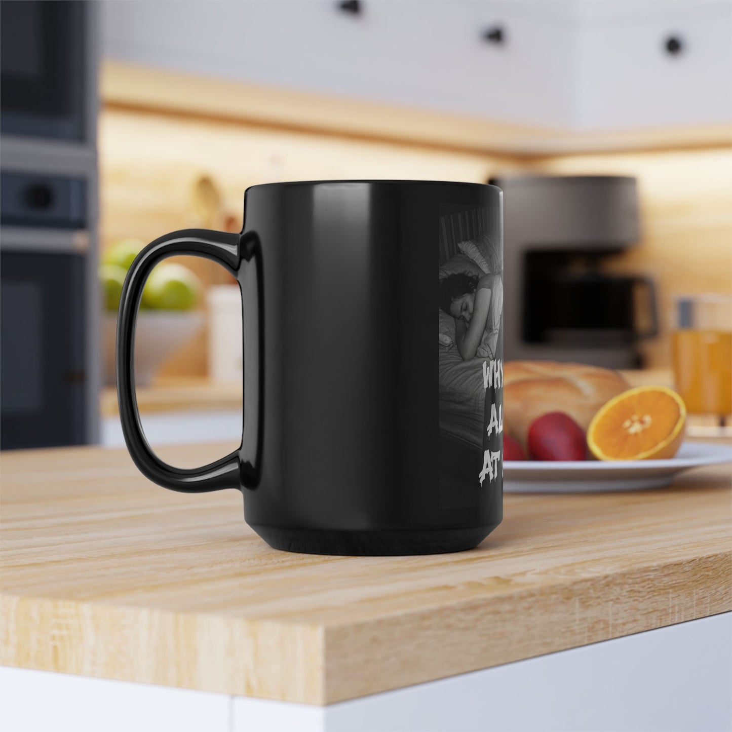 Why Is It Always 2 AM, Mug Creepy Paranormal Night Vision Coffee Cup