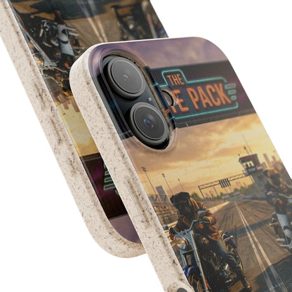 Motorcycle Road Trip Biodegradable Phone Case