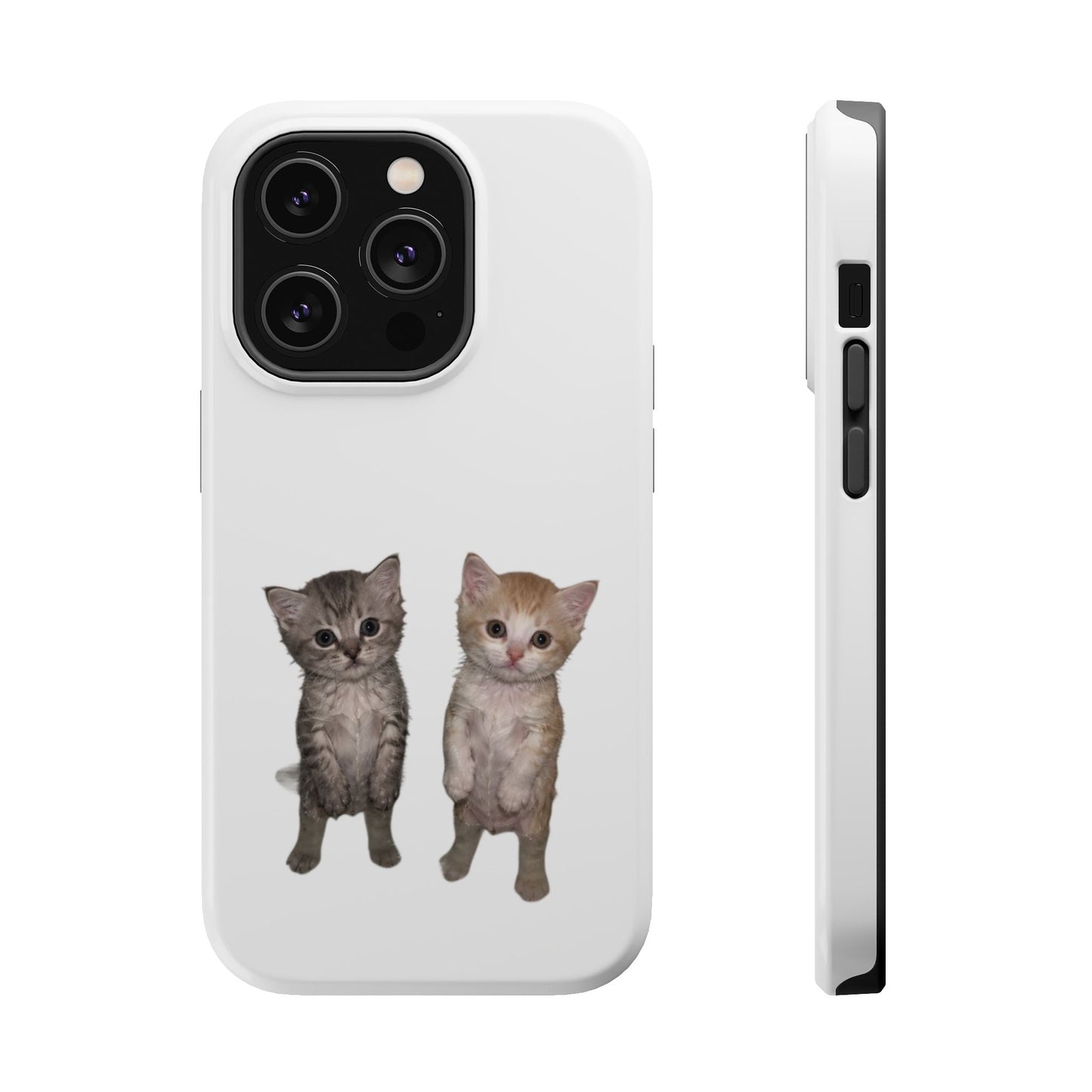 Duo Cute Kitten  Magnetic Impact-Resistant Phone Case
