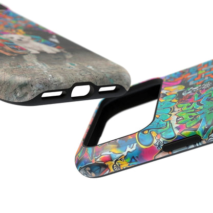 Puppy Squad Graffiti Phone Case — Impact-Resistant Protective Case