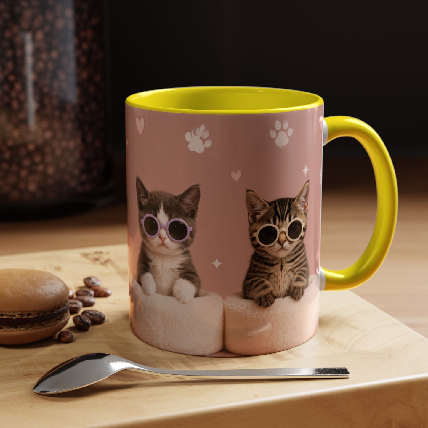 Cute Cat Lovers Coffee Mug - 11 & 15oz - Perfect Gift for Pet Owners