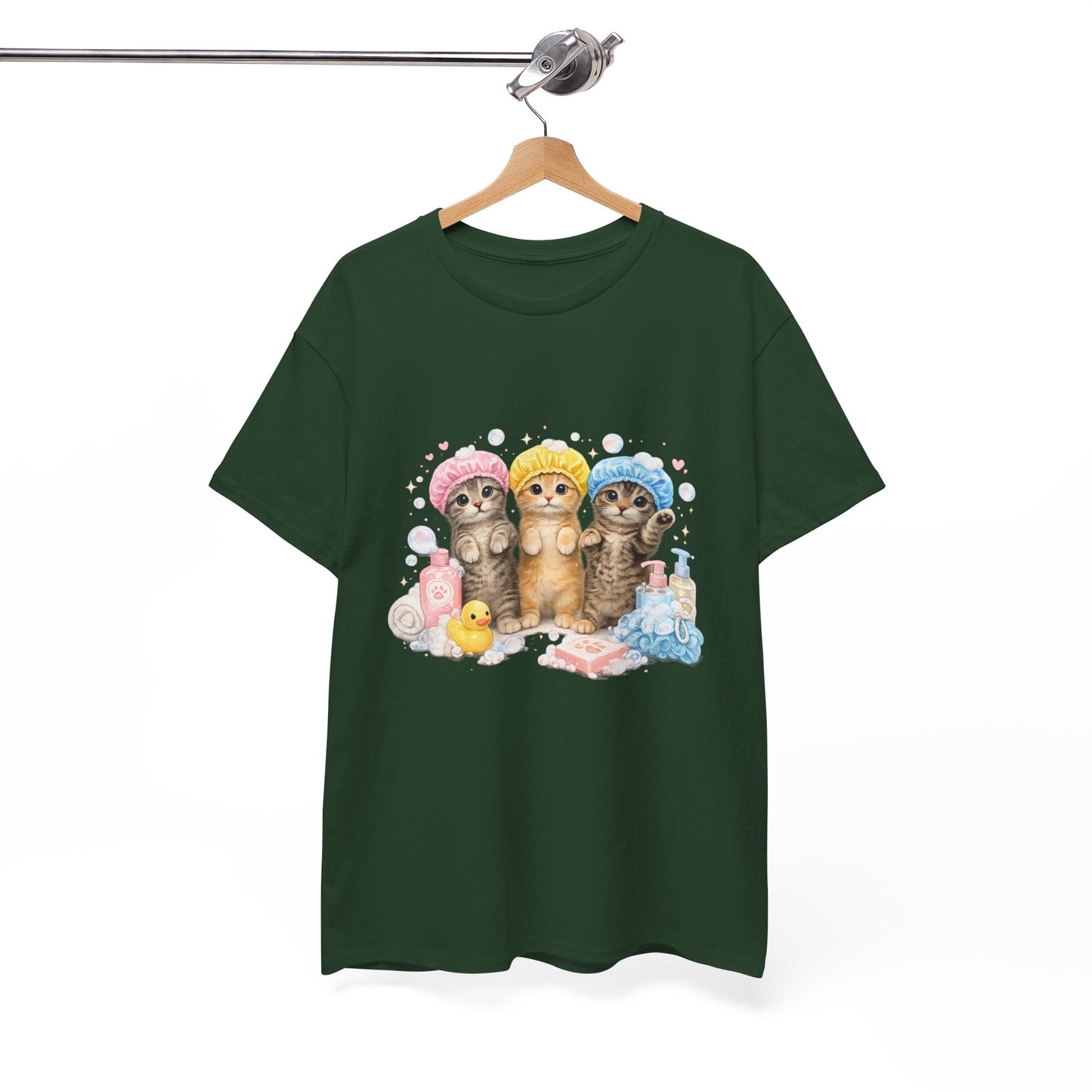Cute Kittens Bath Time T-Shirt