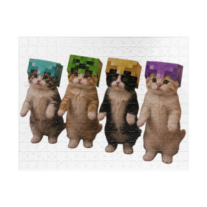Dancing Kittens Minecraft Helmet Puzzle