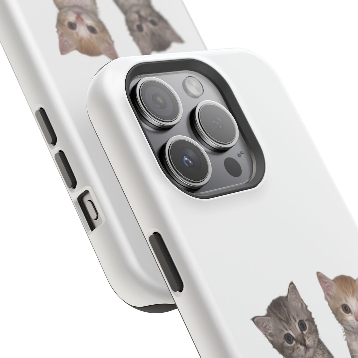 Duo Cute Kitten  Magnetic Impact-Resistant Phone Case
