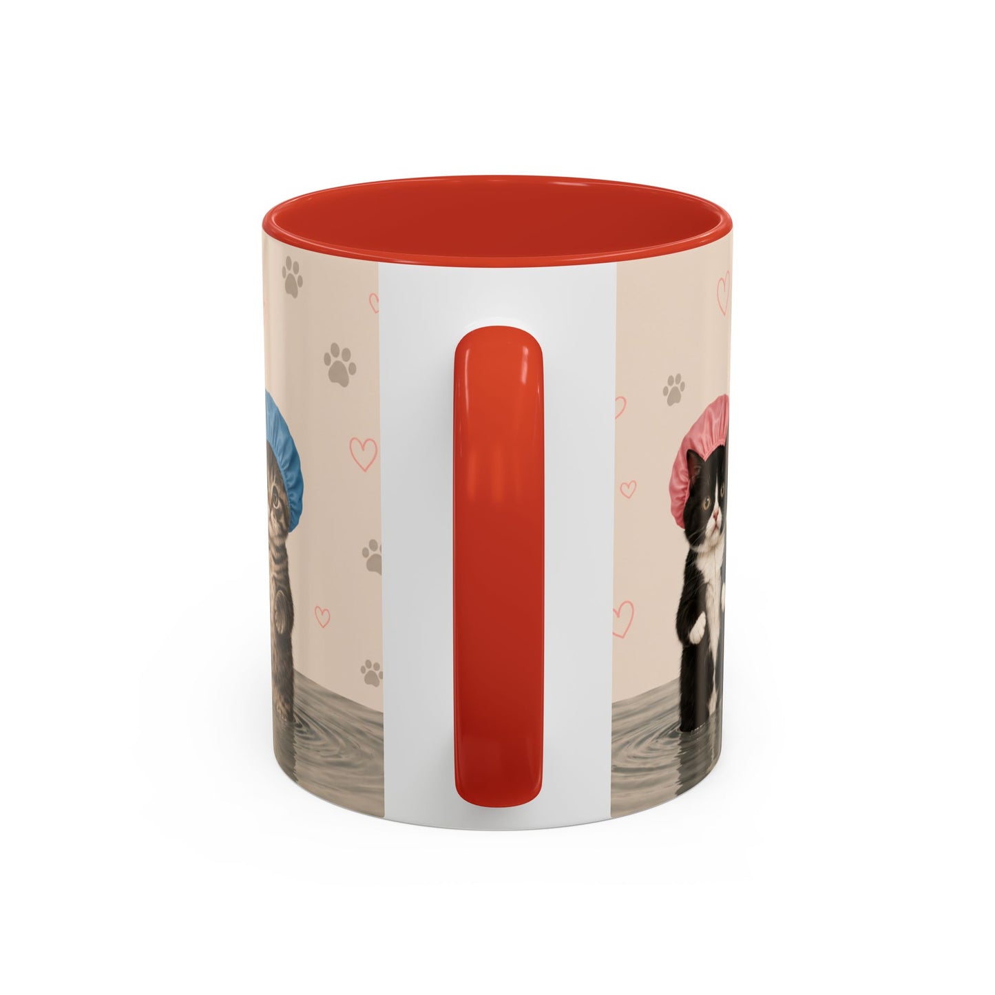Cute Kittens in Shower Caps Accent Coffee Mug – 11/15oz