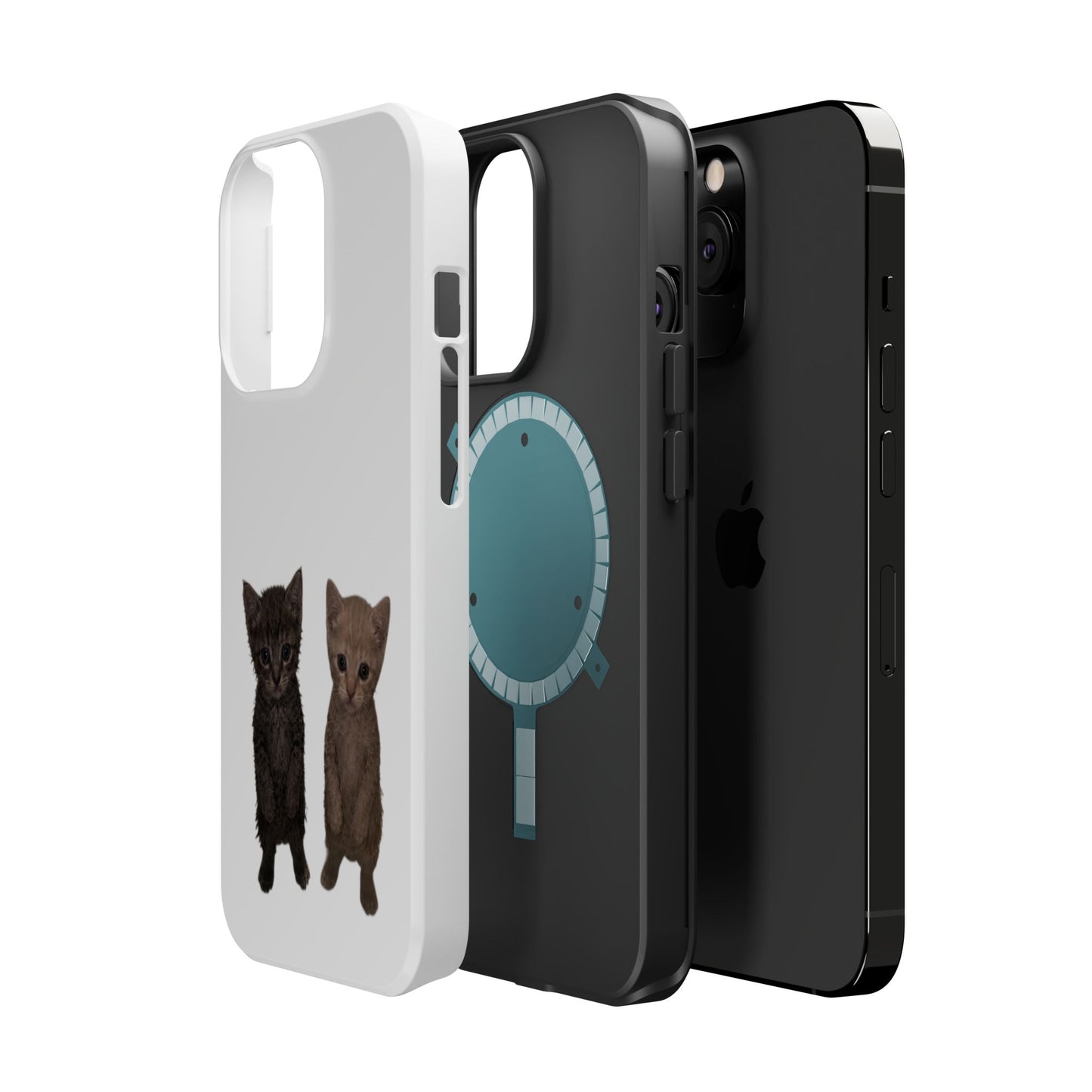 Cute Kittens Magnetic Impact-Resistant Phone Case
