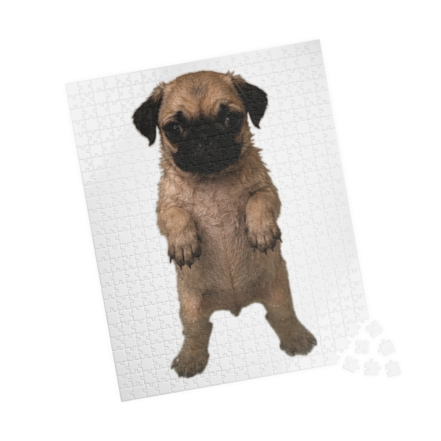 Cute Standing Pug  Puppy  Puzzle