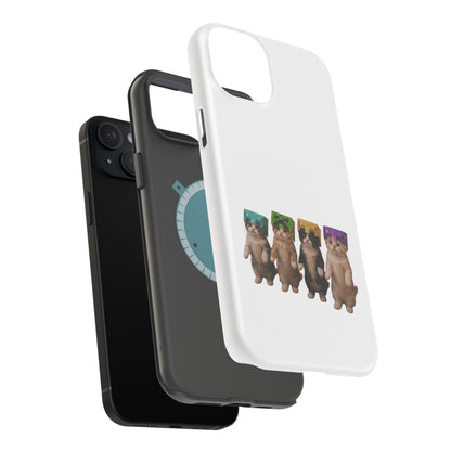 Dancing Kittens Minecraft Helmet Magnetic Impact-Resistant Phone Case