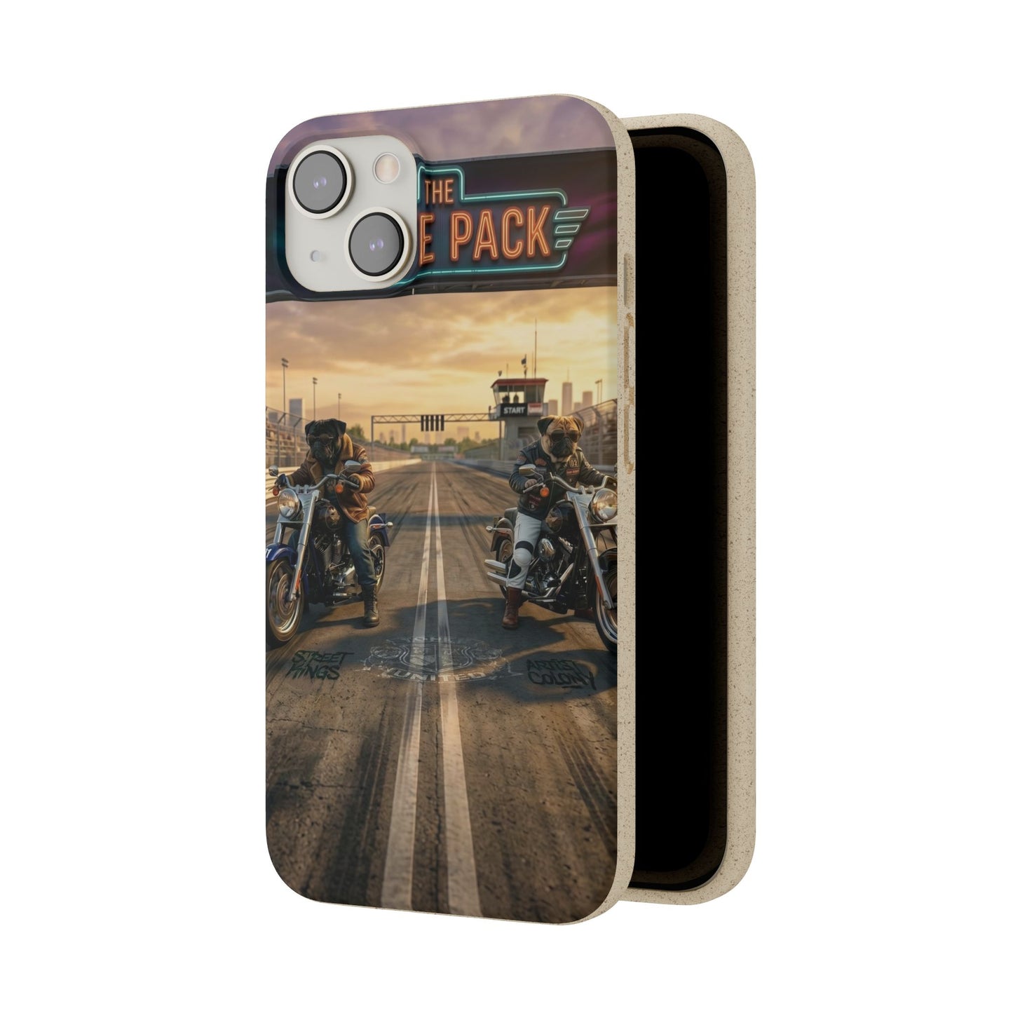 Motorcycle Road Trip Biodegradable Phone Case