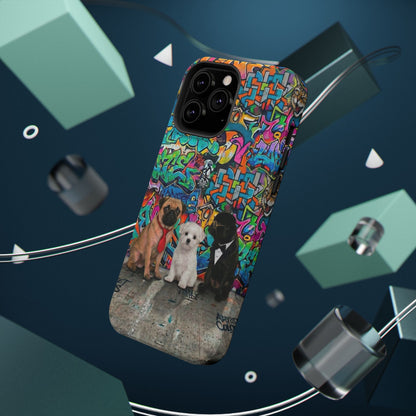 Puppy Squad Graffiti Phone Case — Impact-Resistant Protective Case