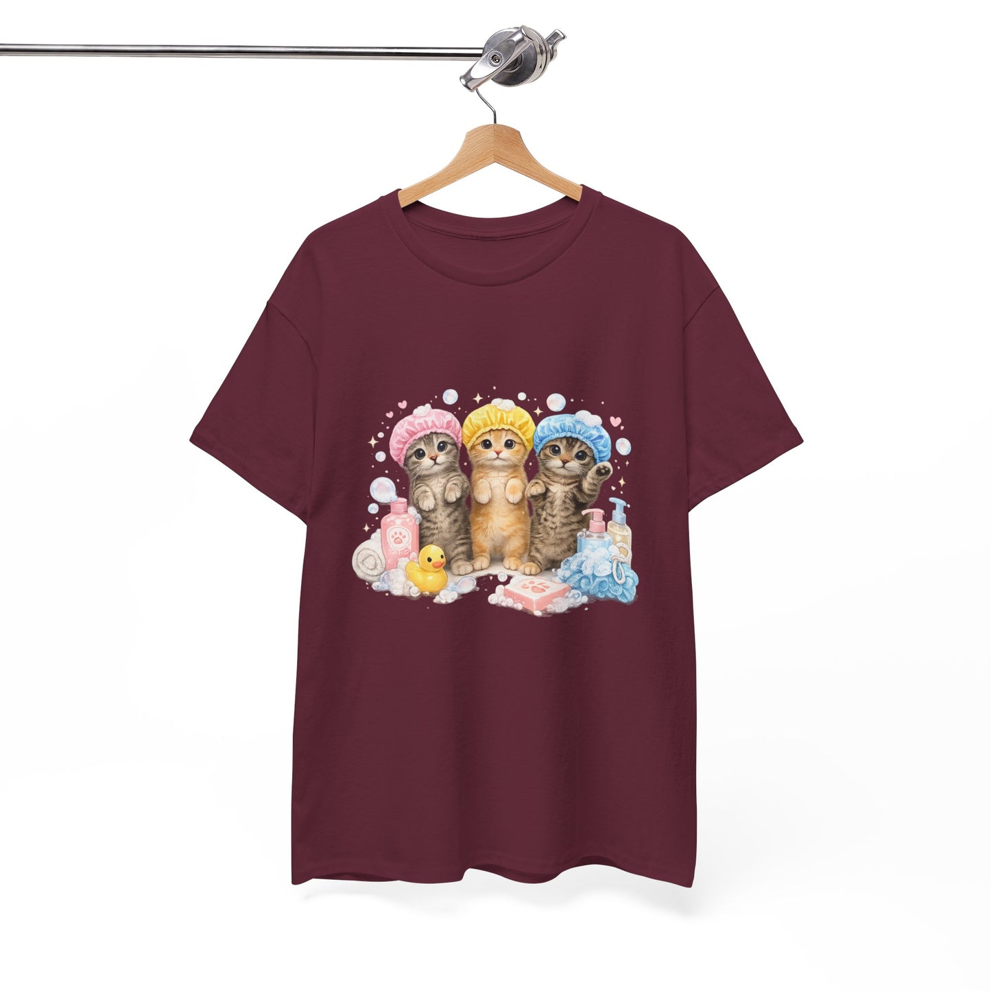 Cute Kittens Bath Time T-Shirt