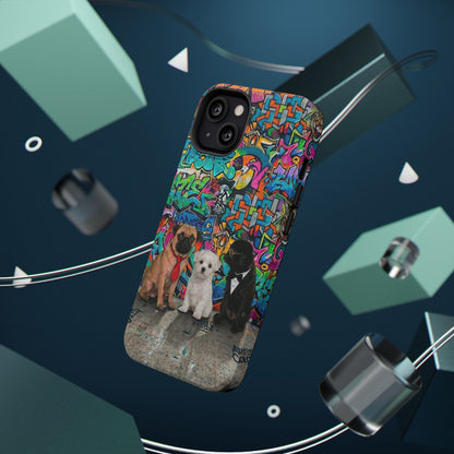 Puppy Squad Graffiti Phone Case — Impact-Resistant Protective Case