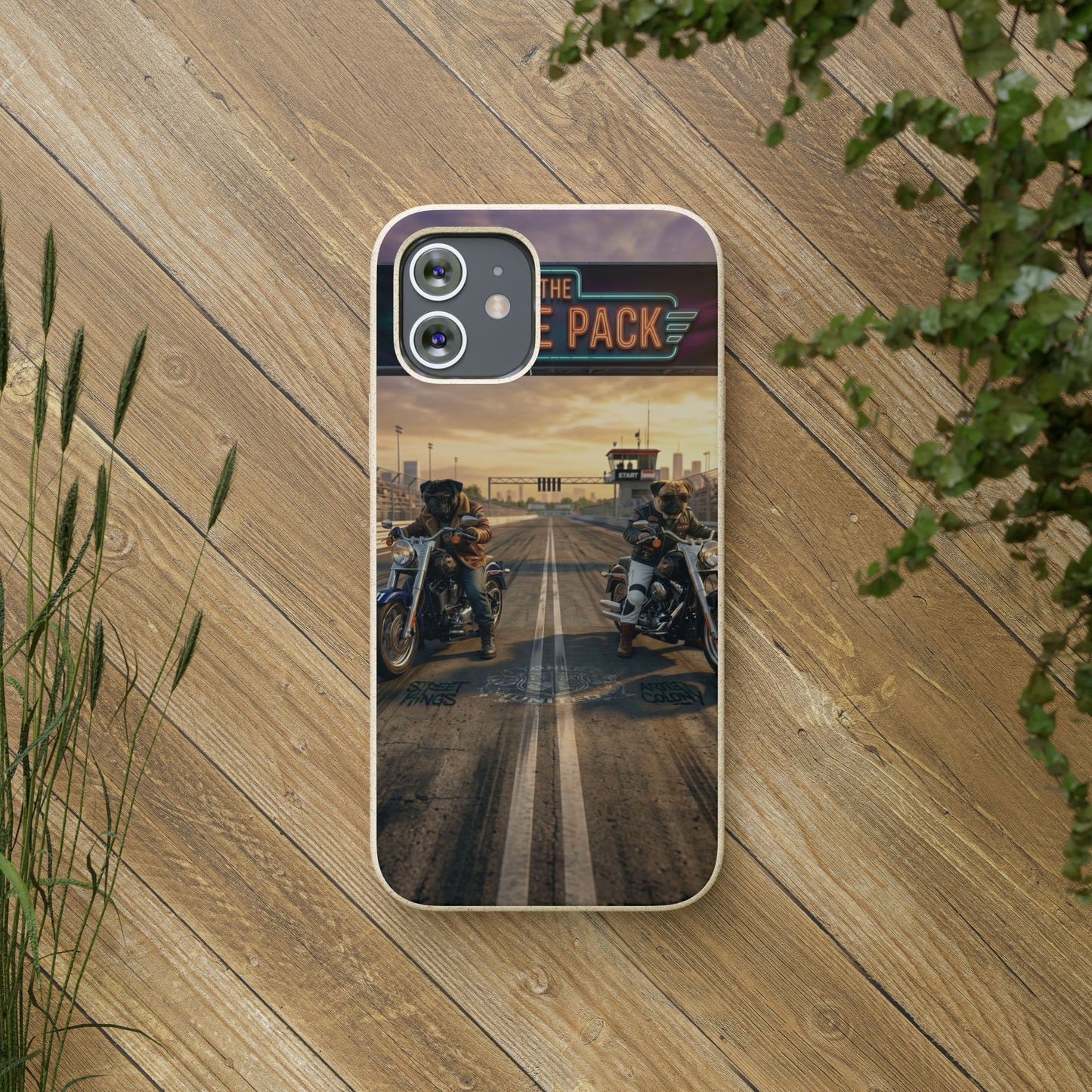 Motorcycle Road Trip Biodegradable Phone Case