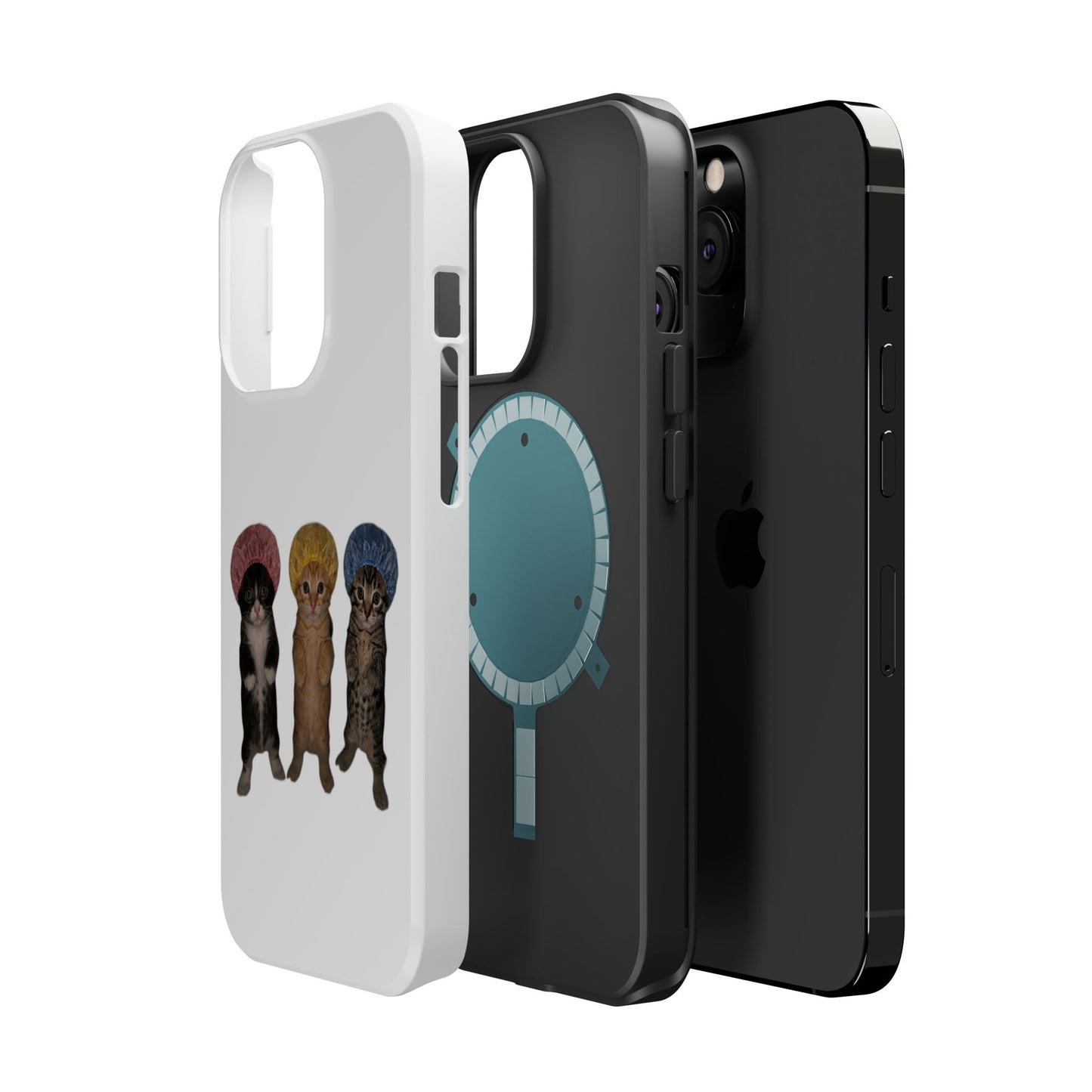 Cute Kittens in Bonnets  Magnetic Impact-Resistant Phone Case