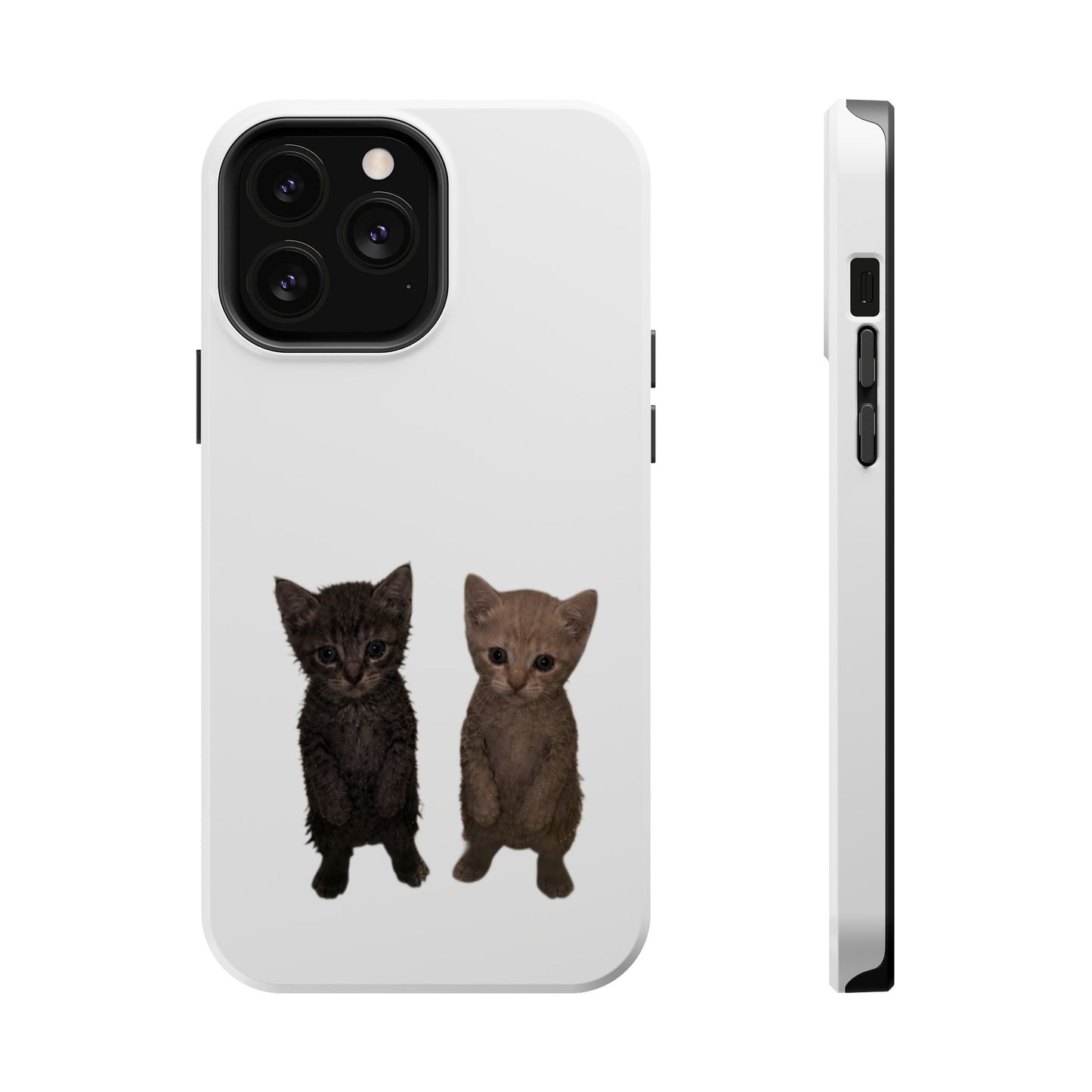 Cute Kittens Magnetic Impact-Resistant Phone Case