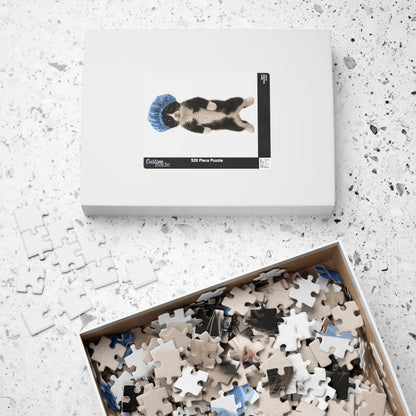Cat in Shower Cap Jigsaw Puzzle