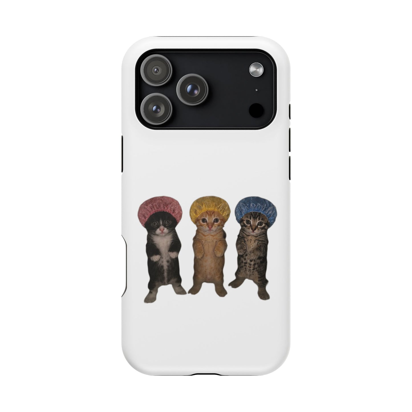 Cute Kittens in Bonnets  Magnetic Impact-Resistant Phone Case