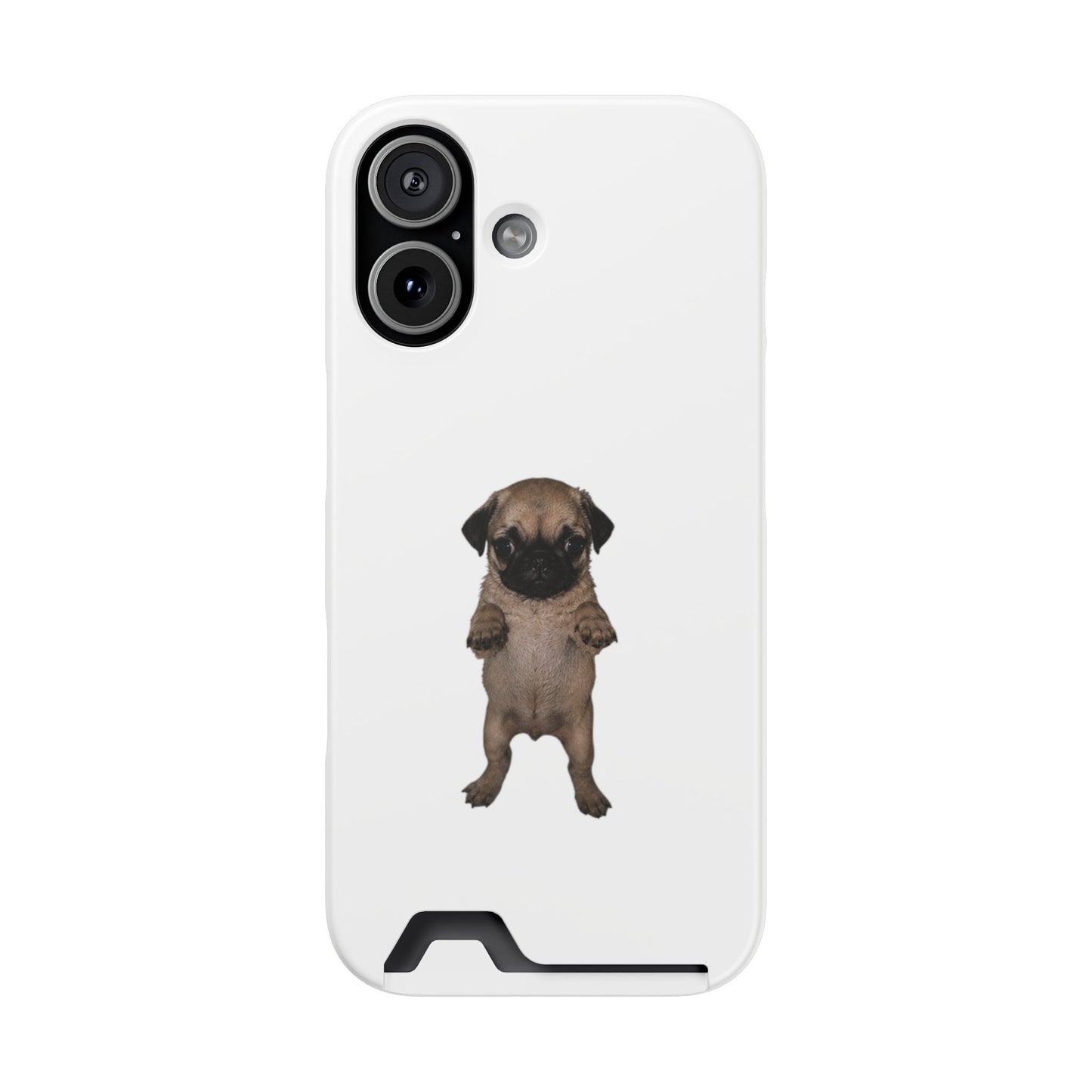 Pug Puppy Card-Holder Phone Case