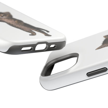 Cute Standing Kitten Magnetic Phone Case