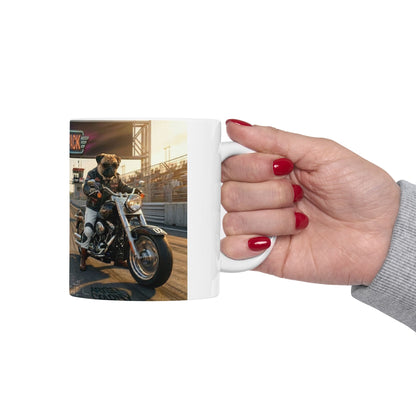 The Elite Pack Motorcycle Racing Ceramic Mug (11oz, 15oz)