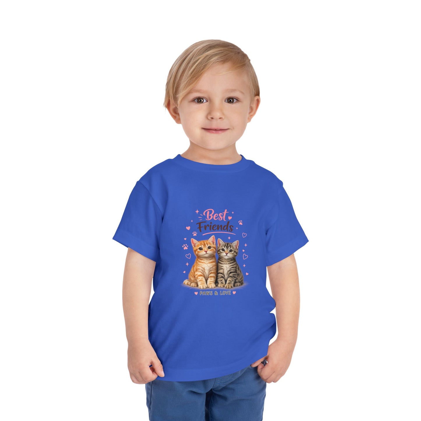 Best Friends Kitten Toddler Tee — Paws & Love Cute Cat Shirt