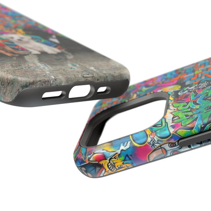 Puppy Squad Graffiti Phone Case — Impact-Resistant Protective Case