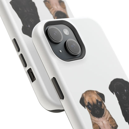 Pug Duo Magnetic Impact-Resistant Phone Case
