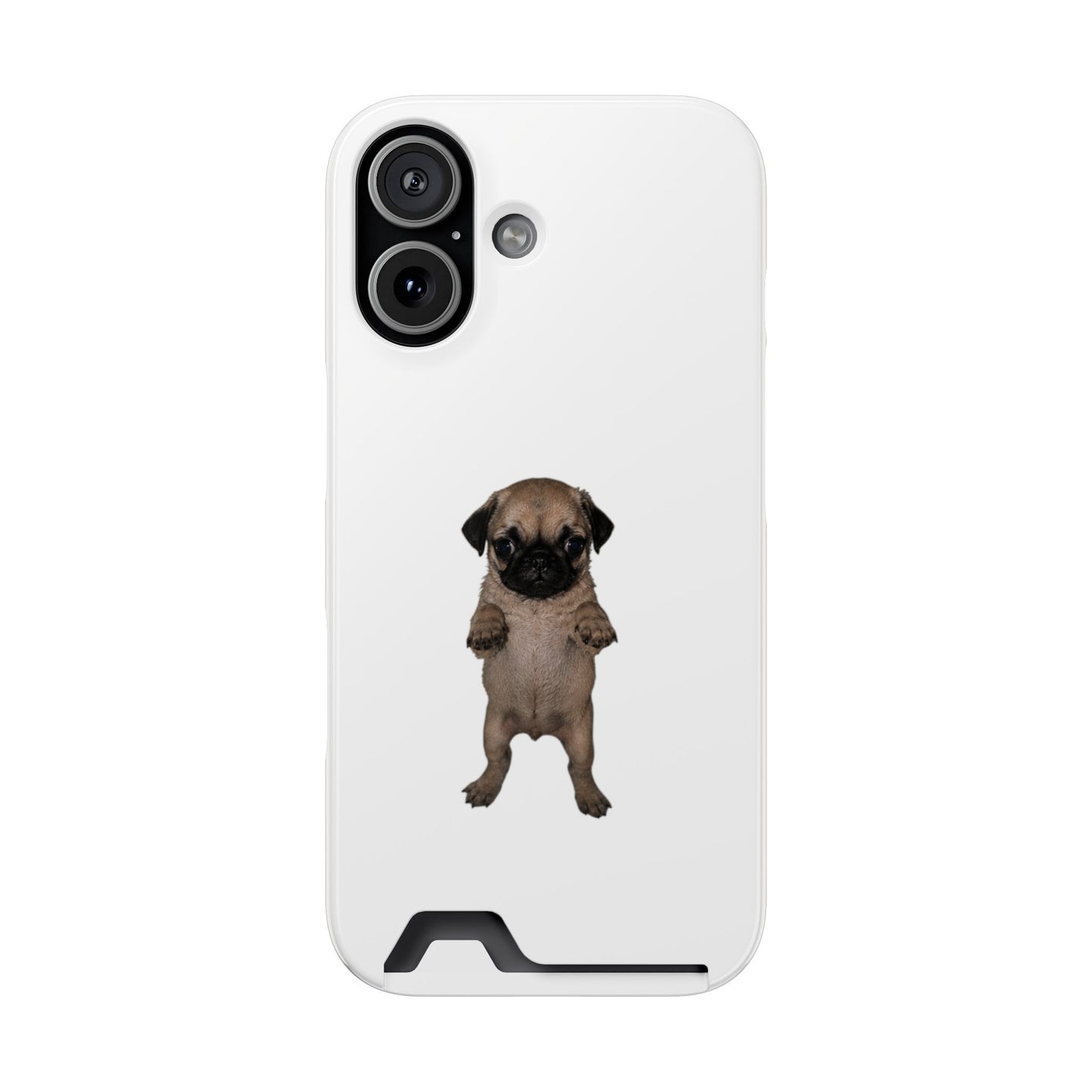 Pug Puppy Card-Holder Phone Case