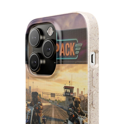 Motorcycle Road Trip Biodegradable Phone Case