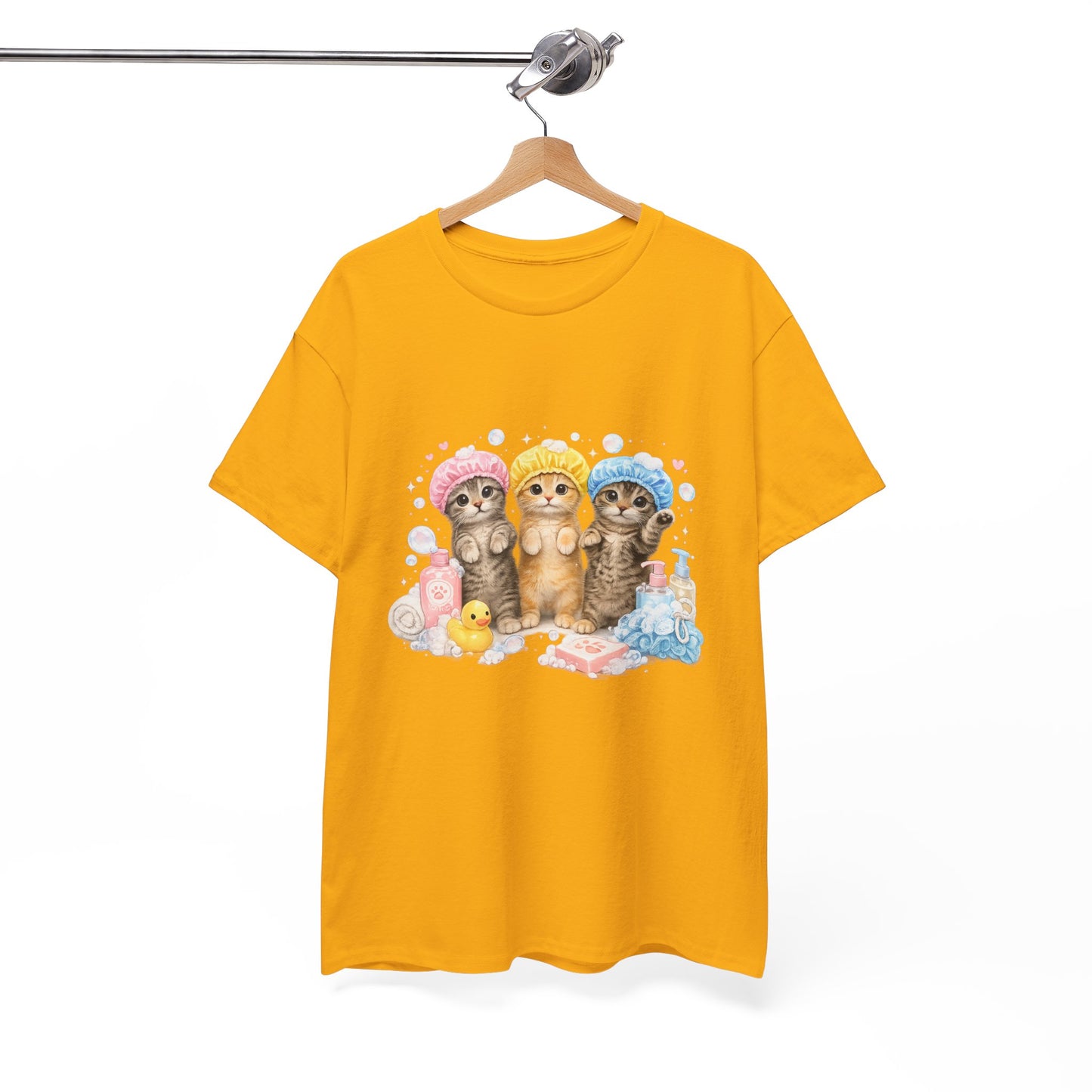 Cute Kittens Bath Time T-Shirt