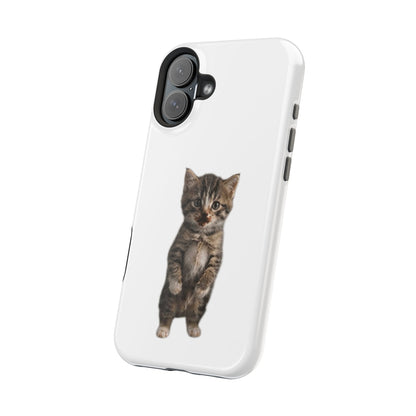 Cute Standing Kitten Magnetic Impact-Resistant Phone Case