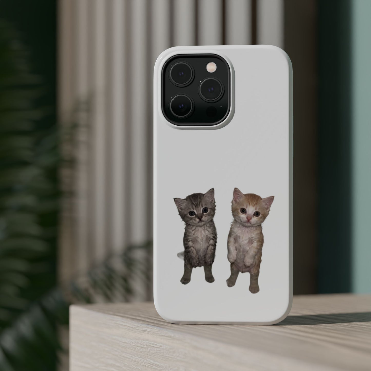 Duo Cute Kitten  Magnetic Impact-Resistant Phone Case