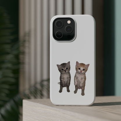 Duo Cute Kitten  Magnetic Impact-Resistant Phone Case