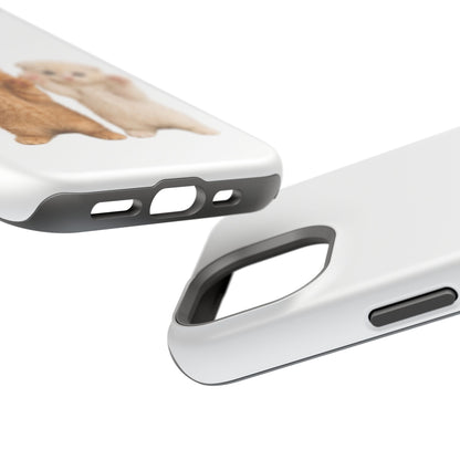 Cute Raising Paws Kittens Magnetic Impact-Resistant  Phone Case