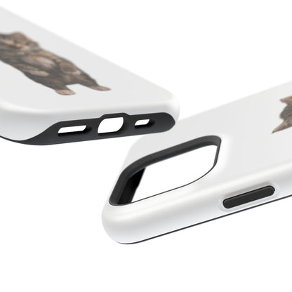 Cute Standing Kitten Magnetic Impact-Resistant Phone Case