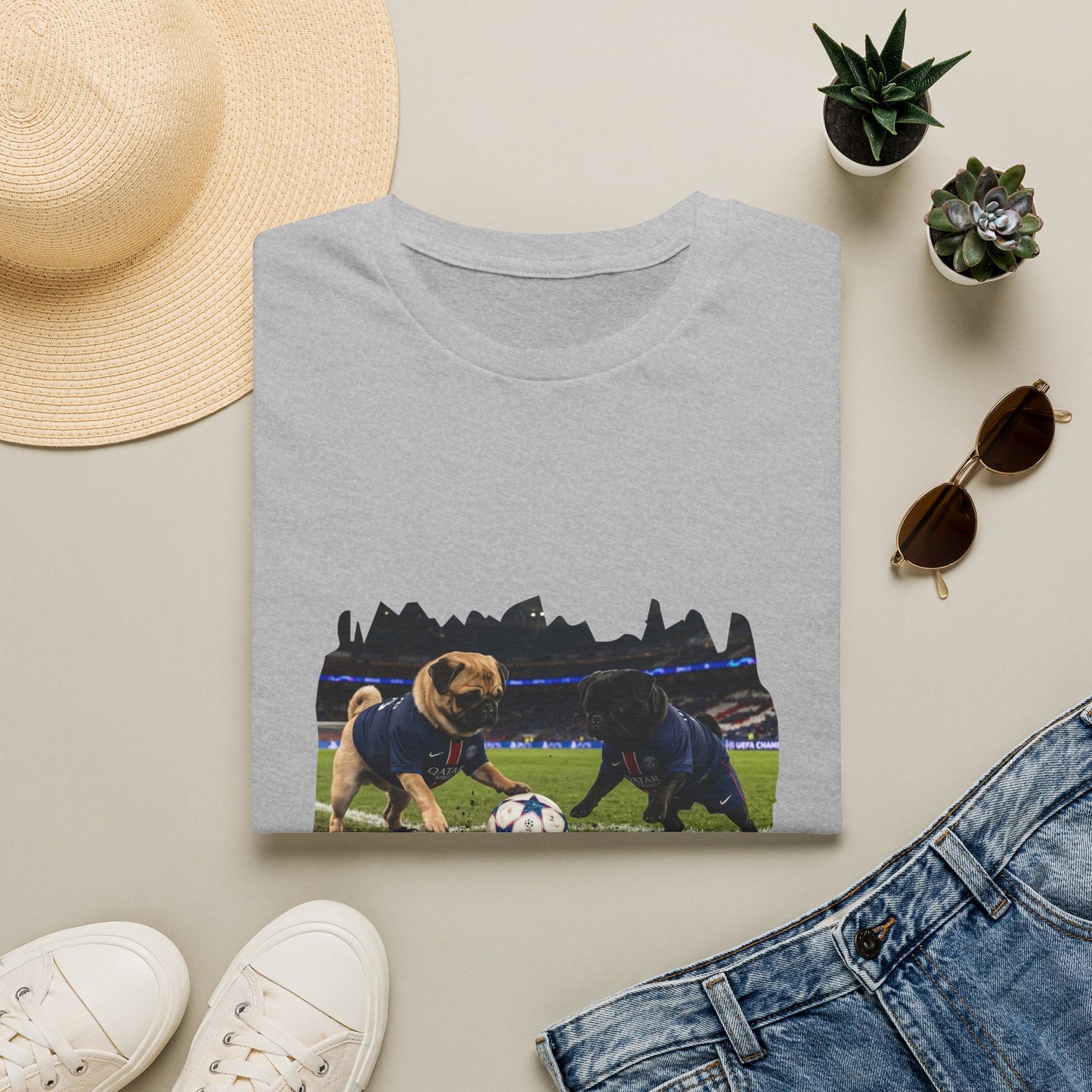 Soccer Puppies T-Shirt — Playful Puppy Soccer Match Tee