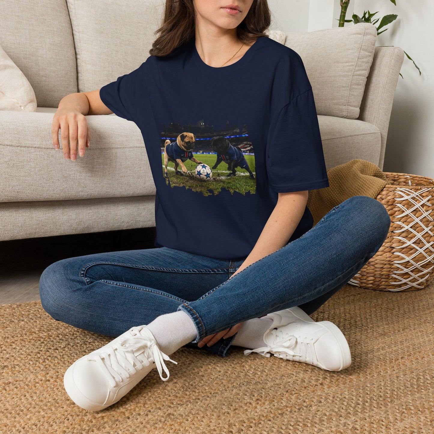 Soccer Puppies T-Shirt — Playful Puppy Soccer Match Tee