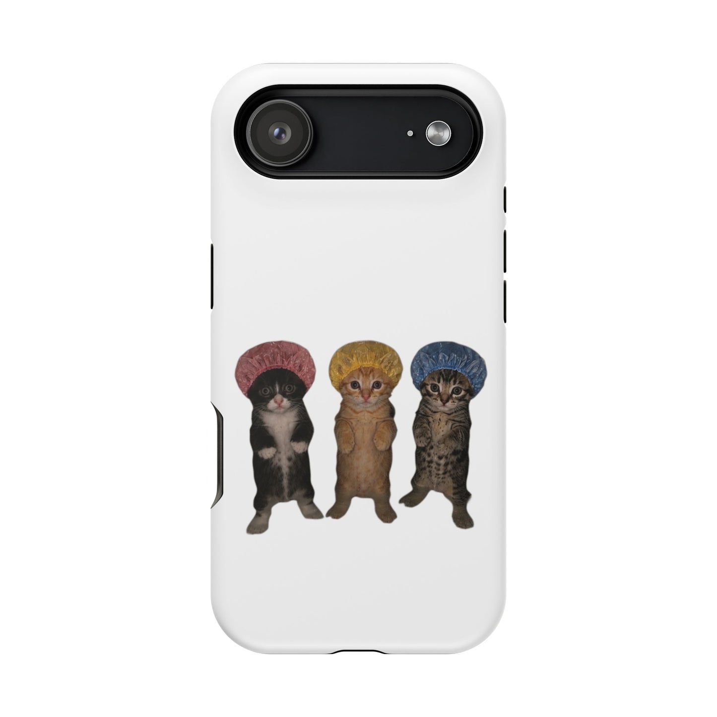 Cute Kittens in Bonnets  Magnetic Impact-Resistant Phone Case