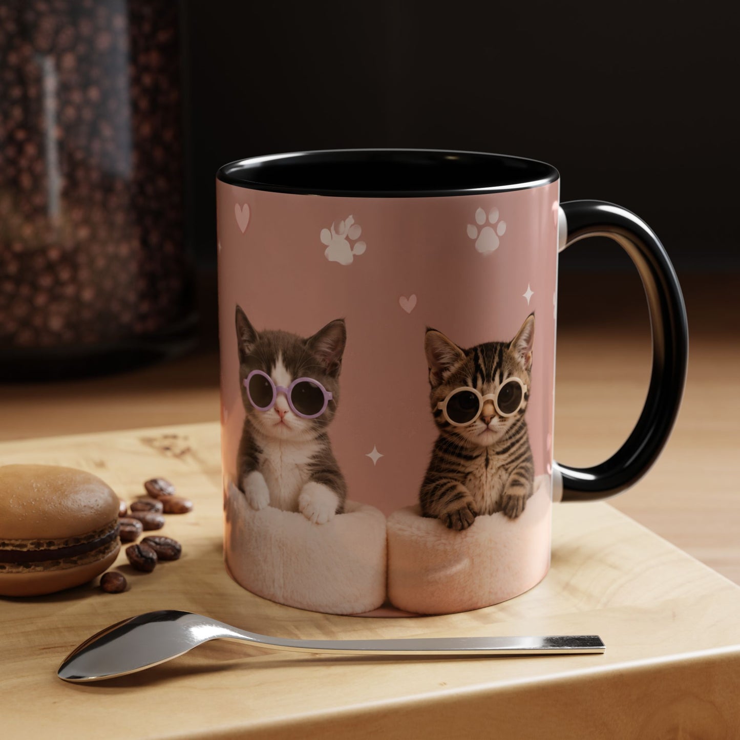 Cute Cat Lovers Coffee Mug - 11 & 15oz - Perfect Gift for Pet Owners