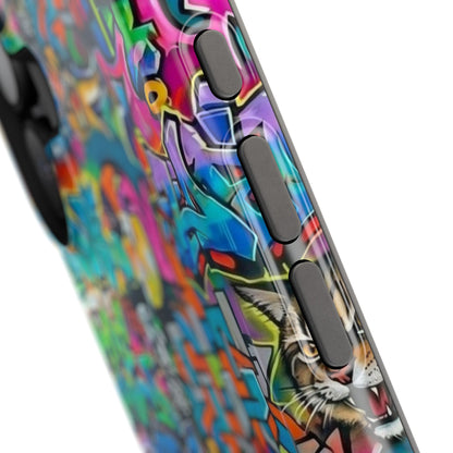 Puppy Squad Graffiti Phone Case — Impact-Resistant Protective Case